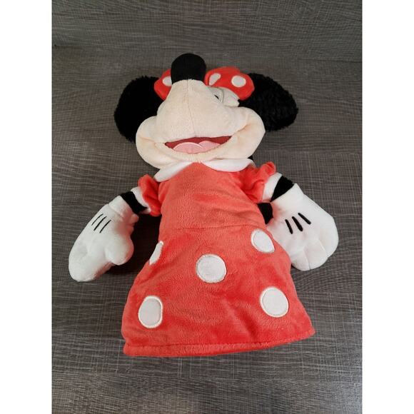 NWT Disney Parks Minnie Mouse Puppet 15 Inches Tall - Picture 8 of 10
